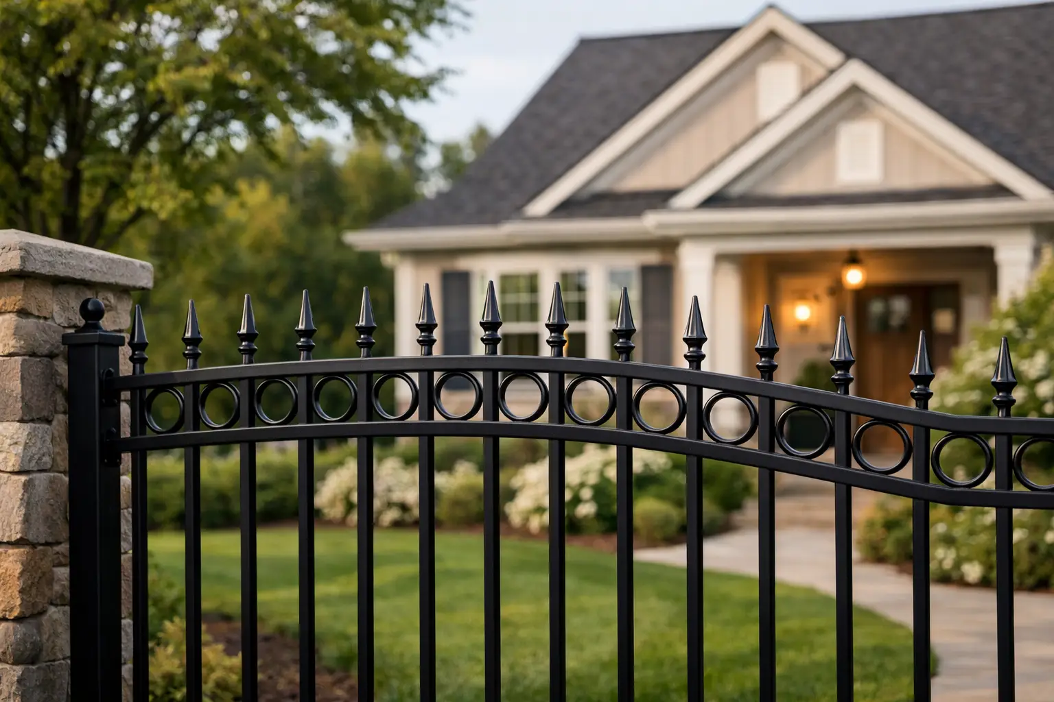 Iron Fencing That Adds Security and Curb Appeal