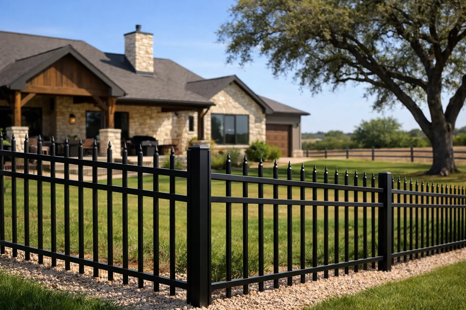 Metal Fencing That Fits Texas Property Needs