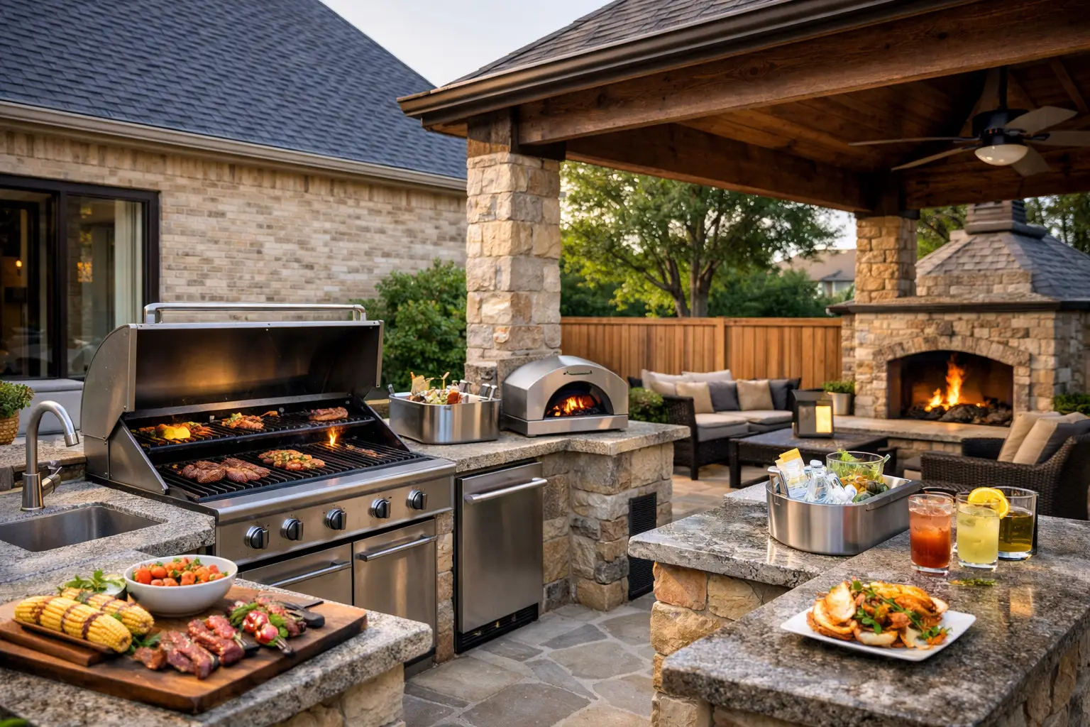 10 Best Outdoor Kitchen Features for Texas Homes