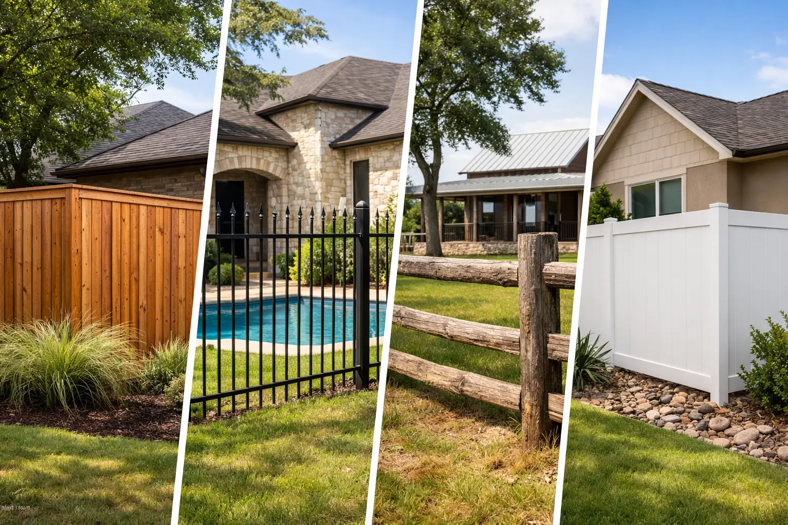 Different Types of Fences for Texas Homes