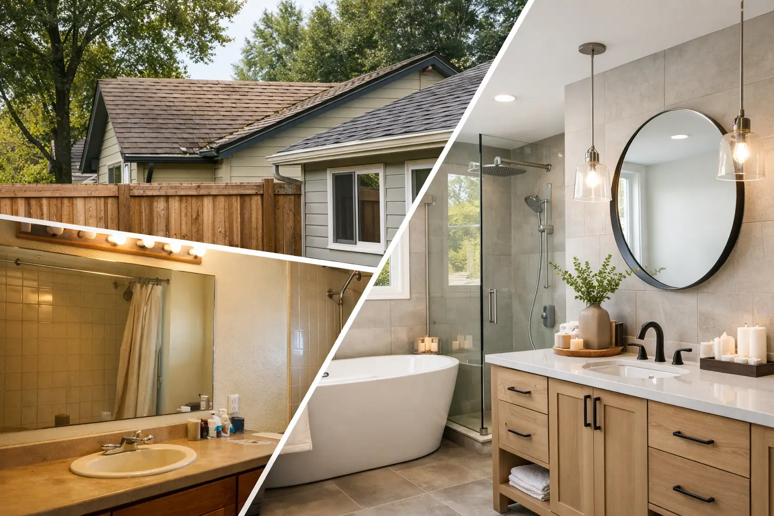 Bathroom Remodel Before After Example Ideas