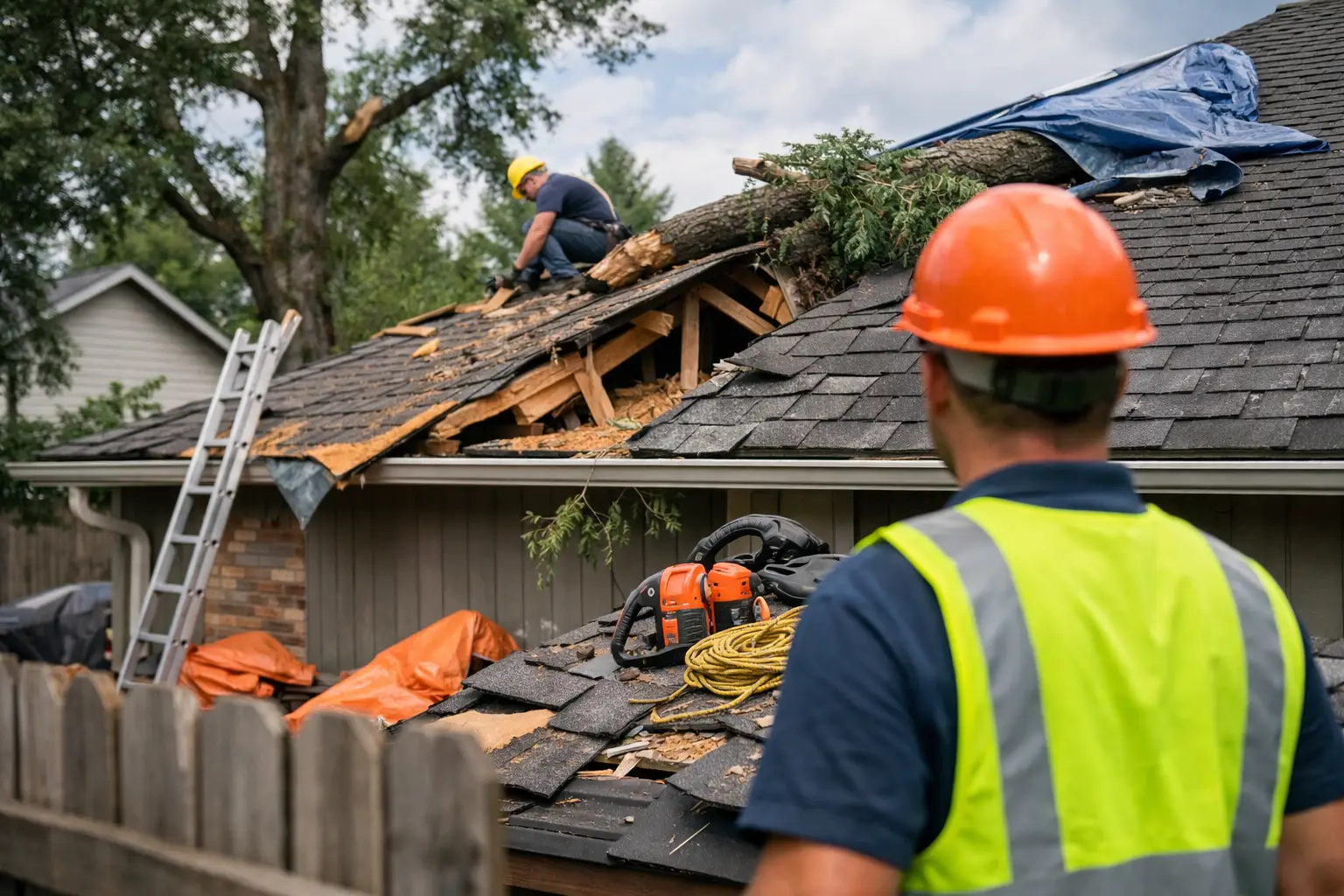 Houston Storm Damage Repair Starts With Safety