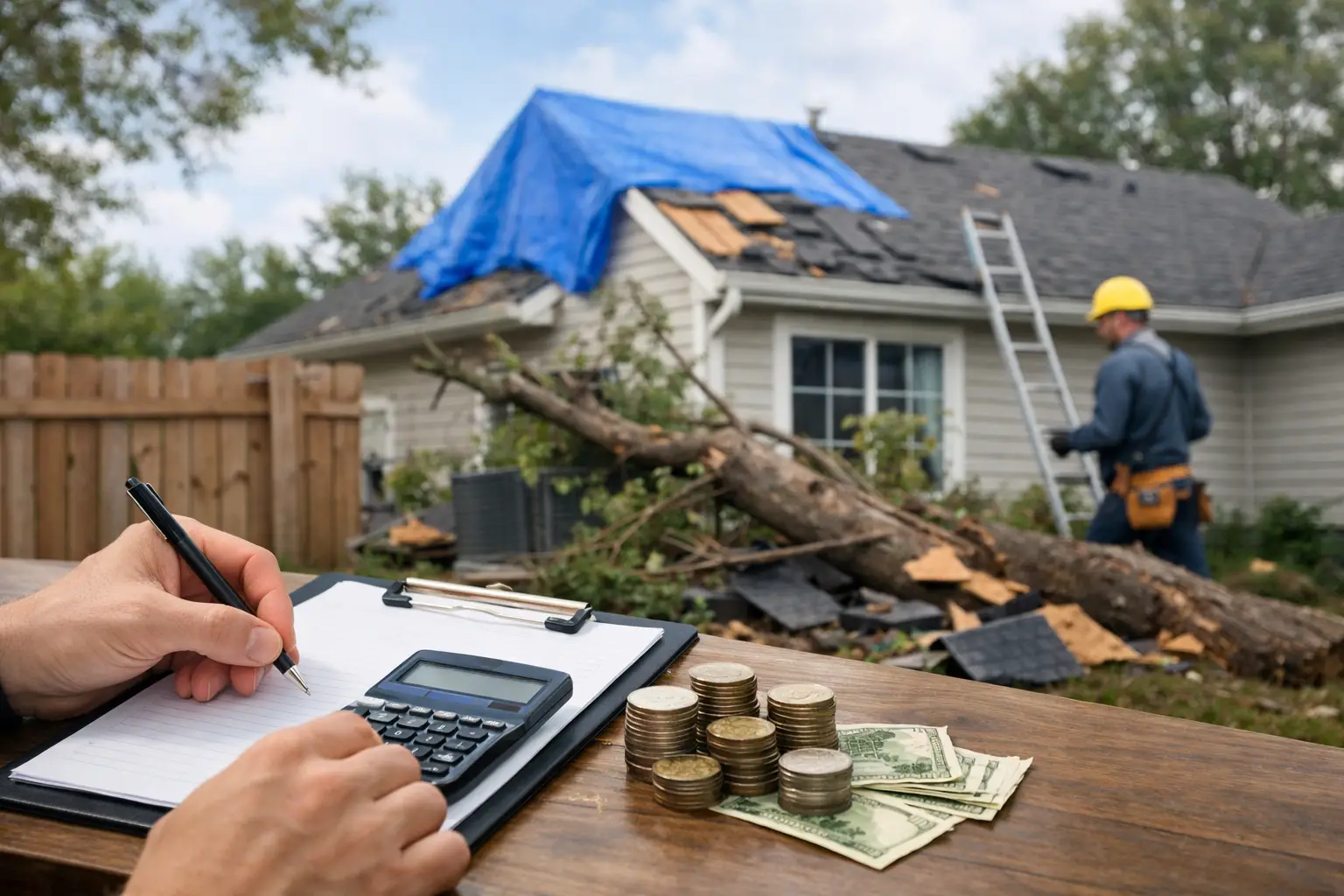 How to Budget Storm Repairs Without Overspending
