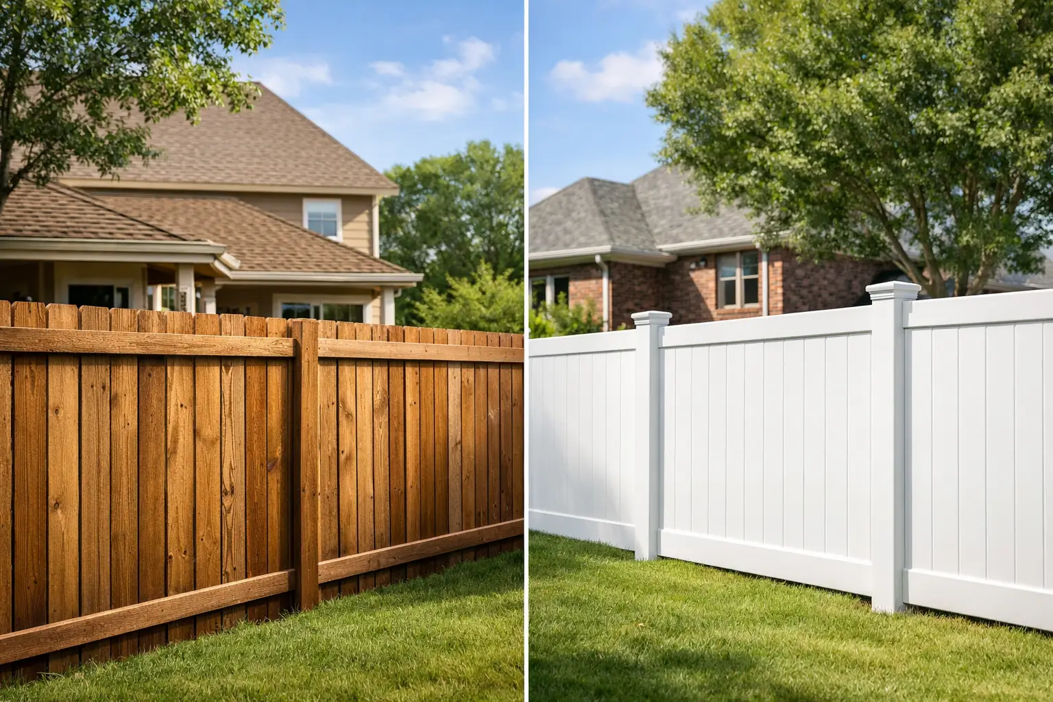 Wood Fence Versus Vinyl for Houston Homes