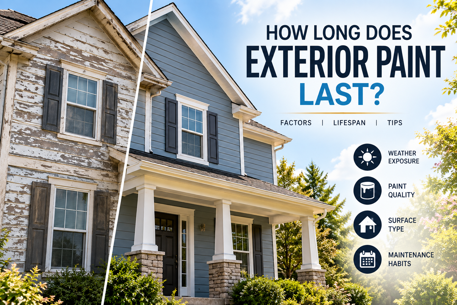 How Long Does Exterior Paint Last
