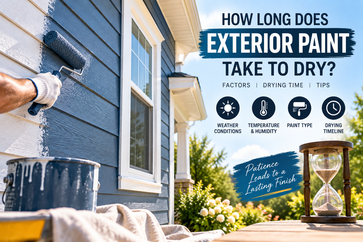 How Long Does Exterior Paint Take to Dry