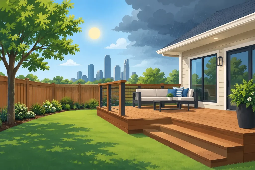 Deck Builder Spring TX: Build for Houston Weather