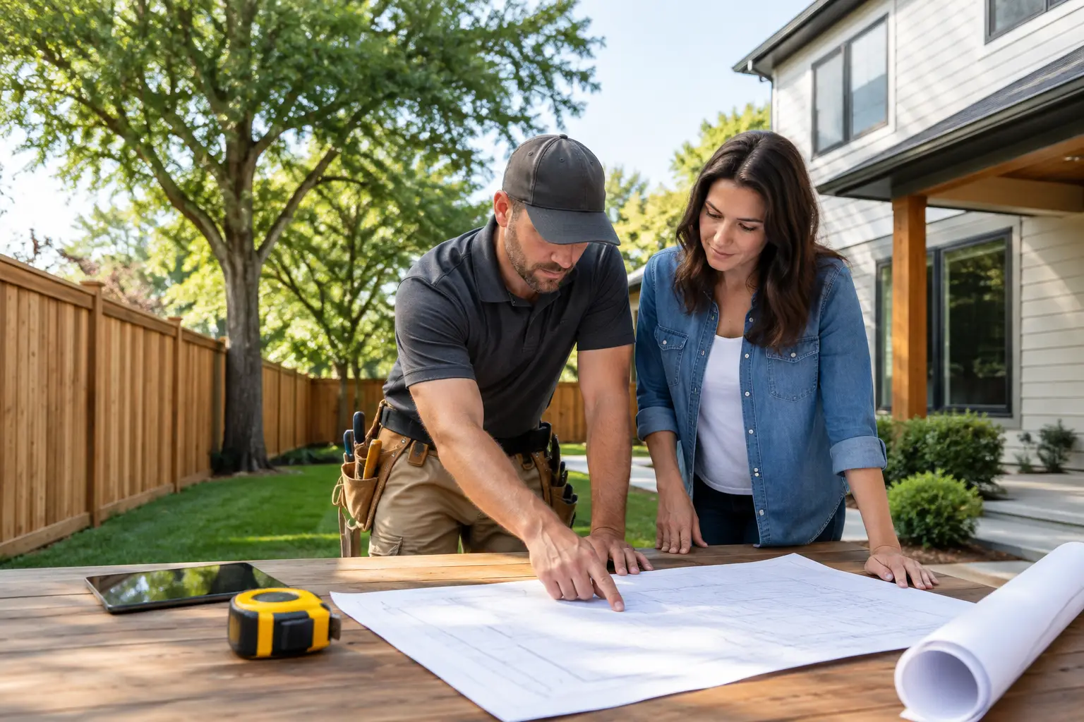 Fence Contractor Oak Ridge North Project Planning