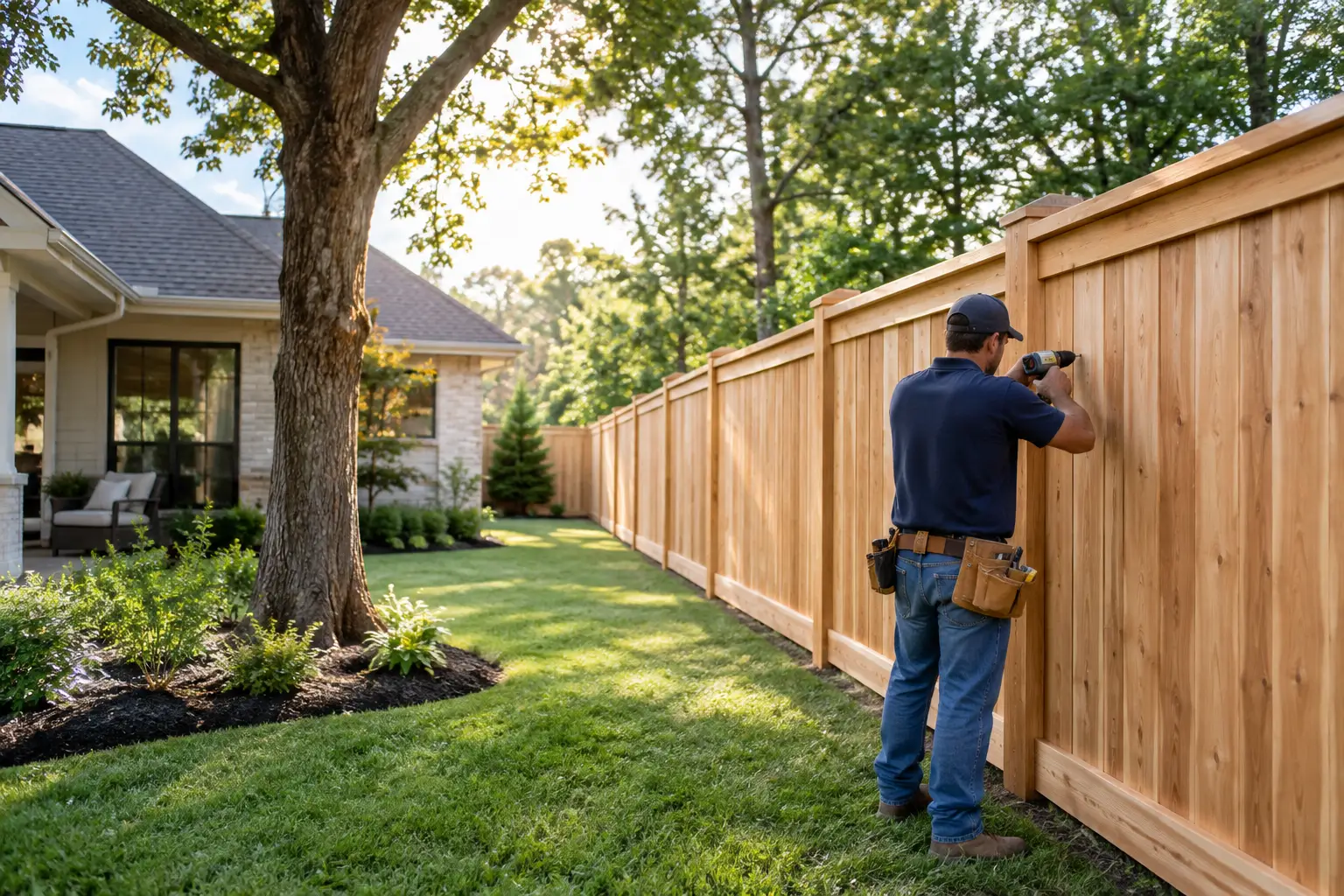 Fence Installation in The Woodlands Done Right