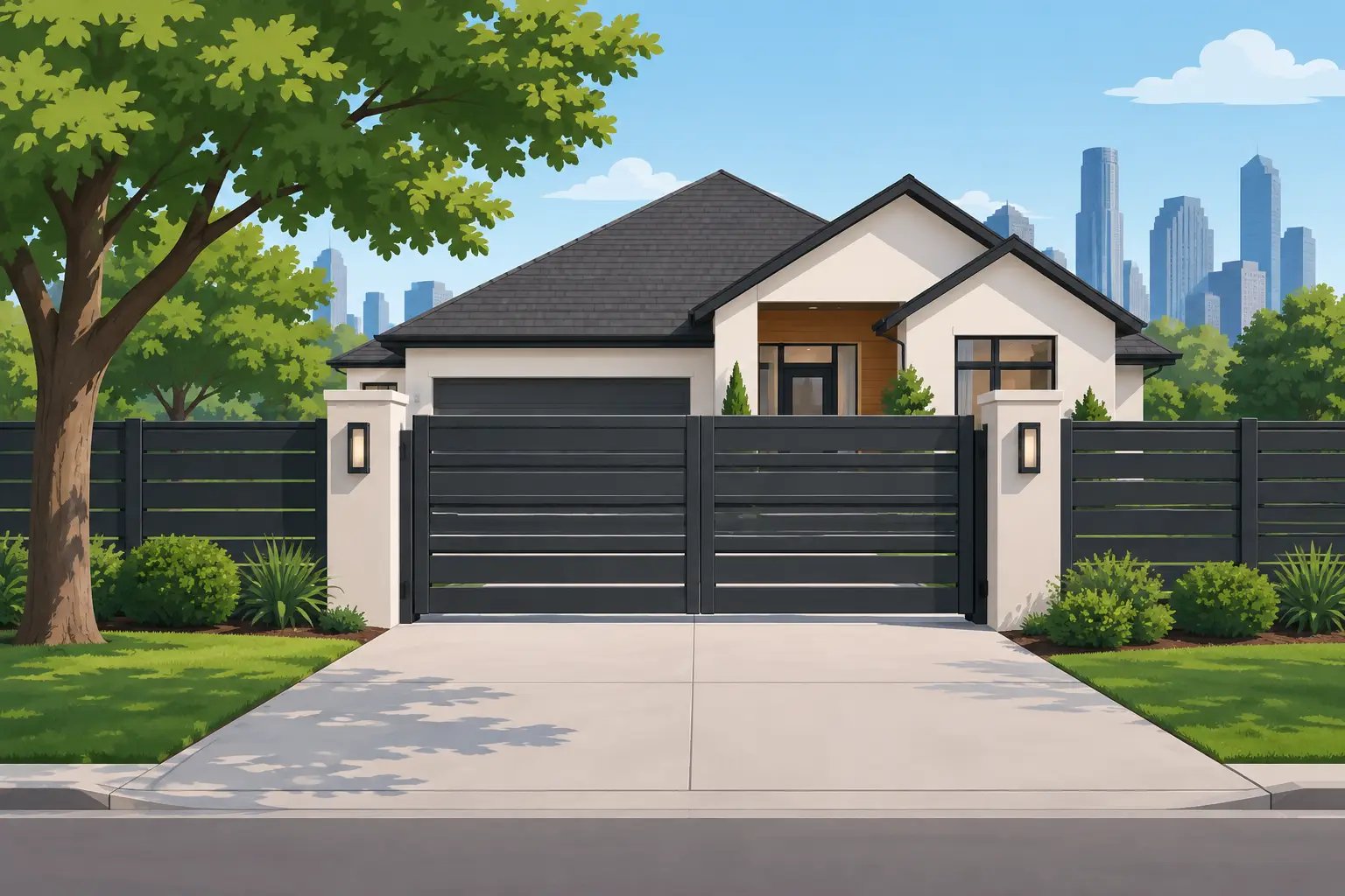 Driveway Gate Houston Homeowners Can Count On