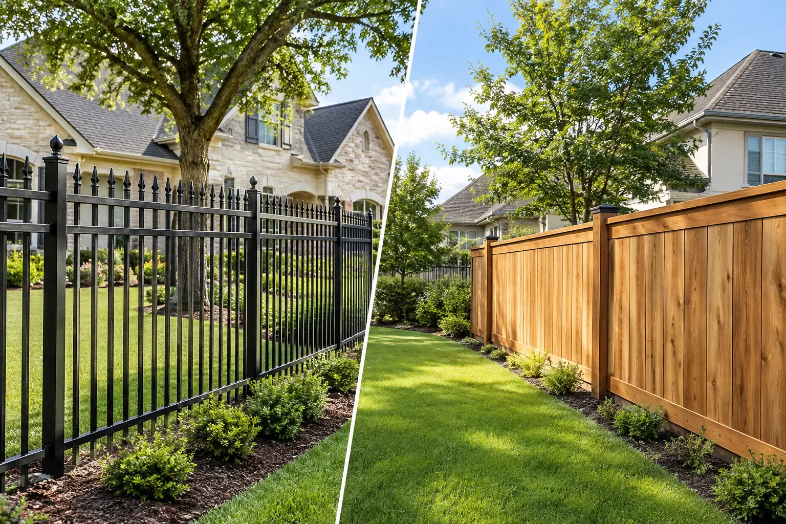 Ornamental Steel Fencing vs. Wood Fencing in Houston